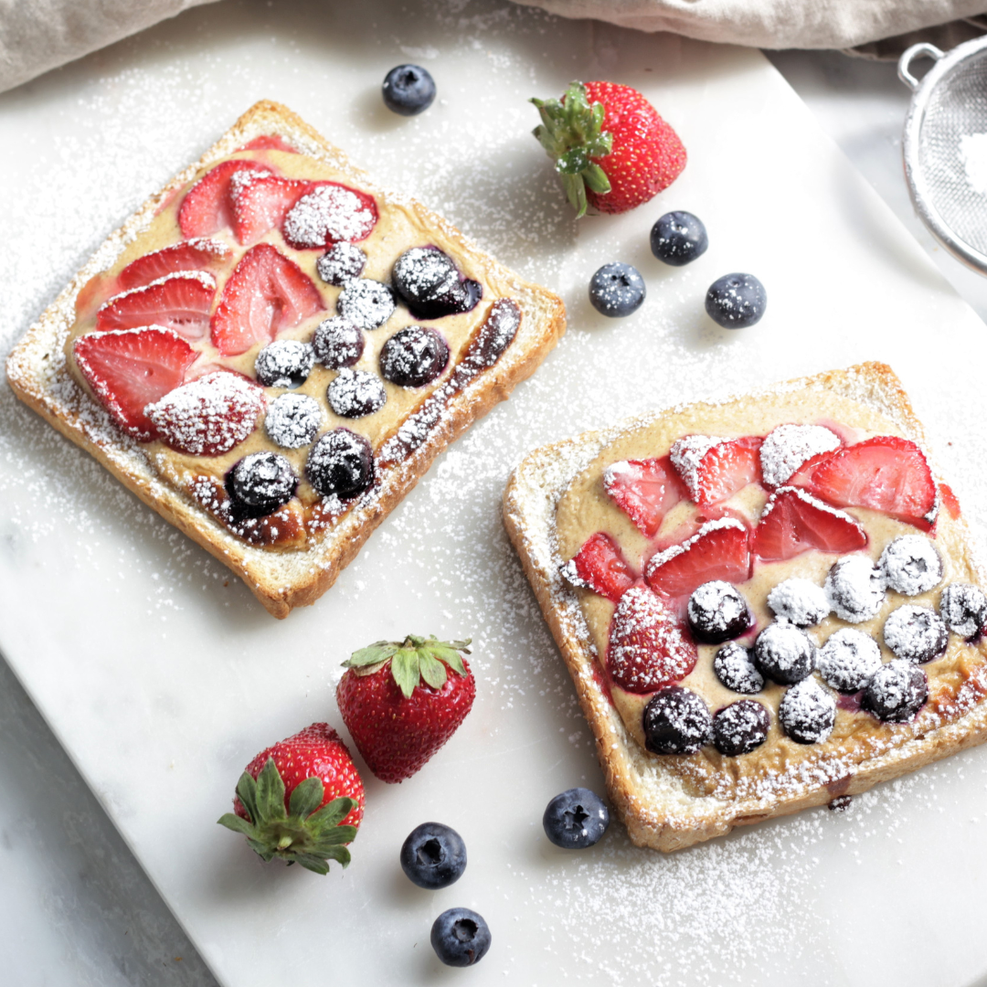 Custard toast with Ísey Skyr