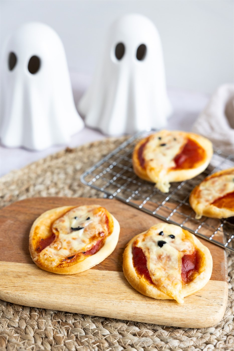 Halloween skyr pizza